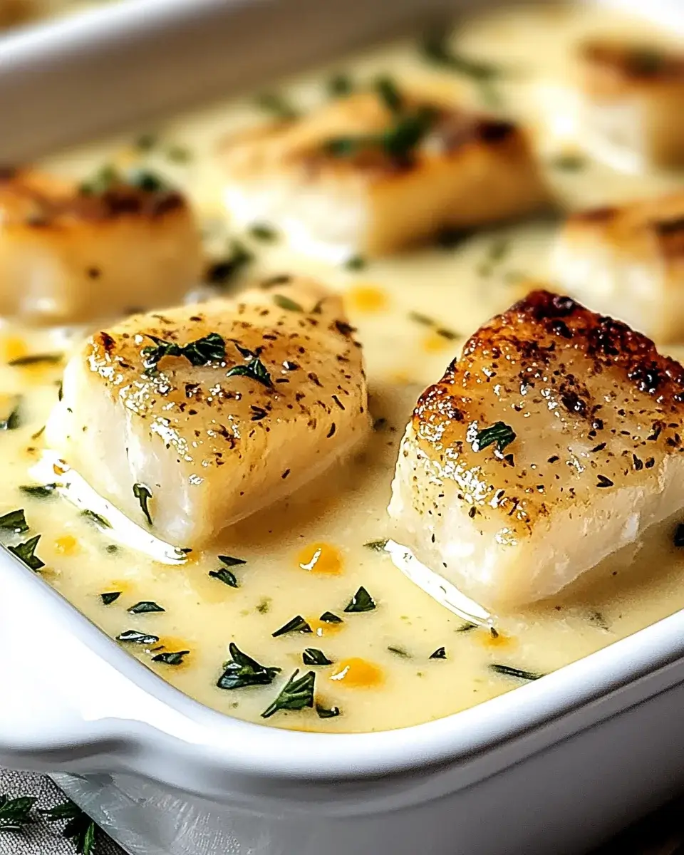 Baked Cod in Coconut Lemon Cream Sauce: Ein Rezept, das begeistert!