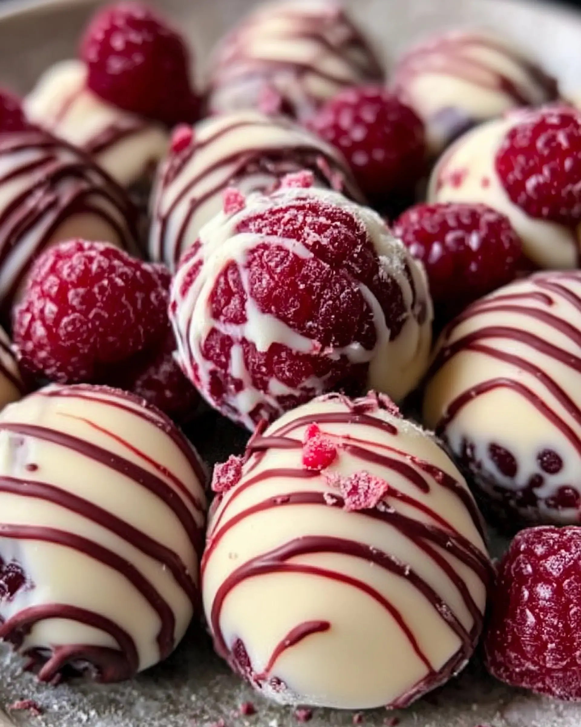 White Chocolate Raspberry Cheesecake Balls: Genießen Sie diese himmlischen Trüffel!
