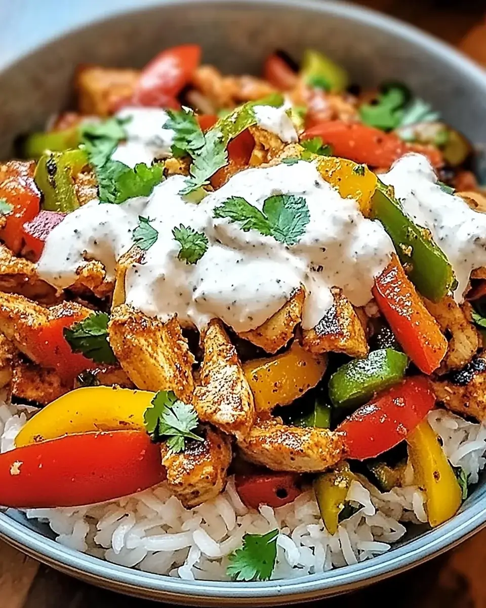 Chicken Fajita Rice Bowls: Einfach und lecker zubereiten!