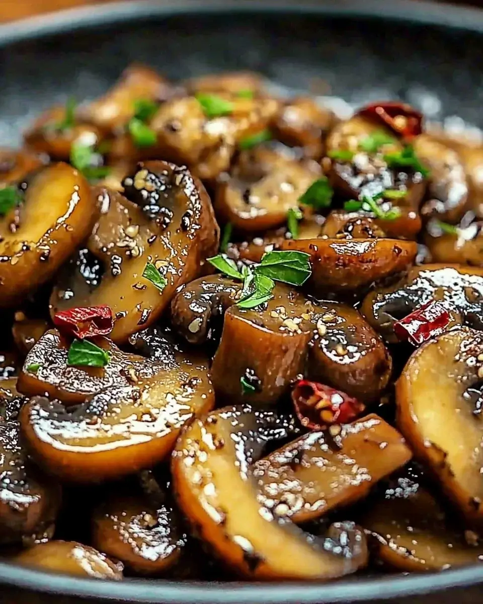 Black Pepper Chicken mit Champignons: Solch ein Geschmackserlebnis!