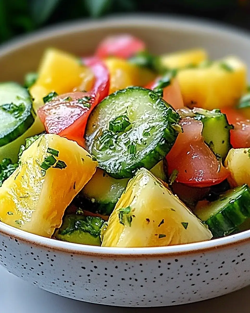 Pineapple Cucumber Salad: So zaubern Sie eine Erfrischung!