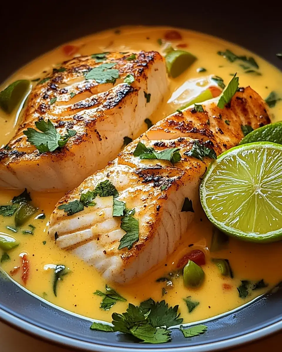 Poached Salmon in Coconut Lime Sauce: Einfach köstlich!