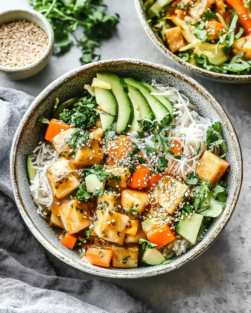Frische Frühlingsrollen-Bowl: Einfach gesund genießen!