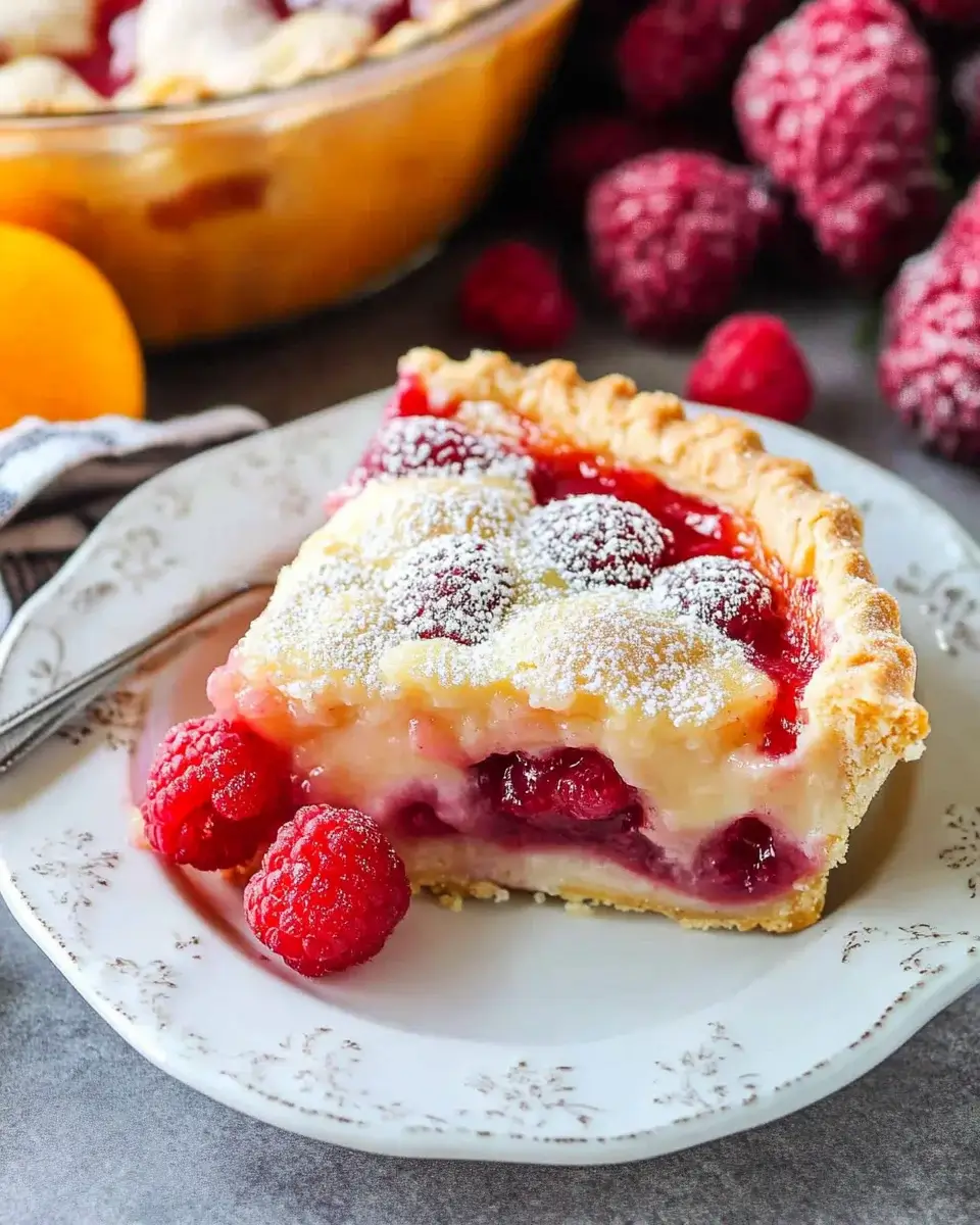 Raspberry Peach Pie: Ein unwiderstehliches Rezept entdecken!