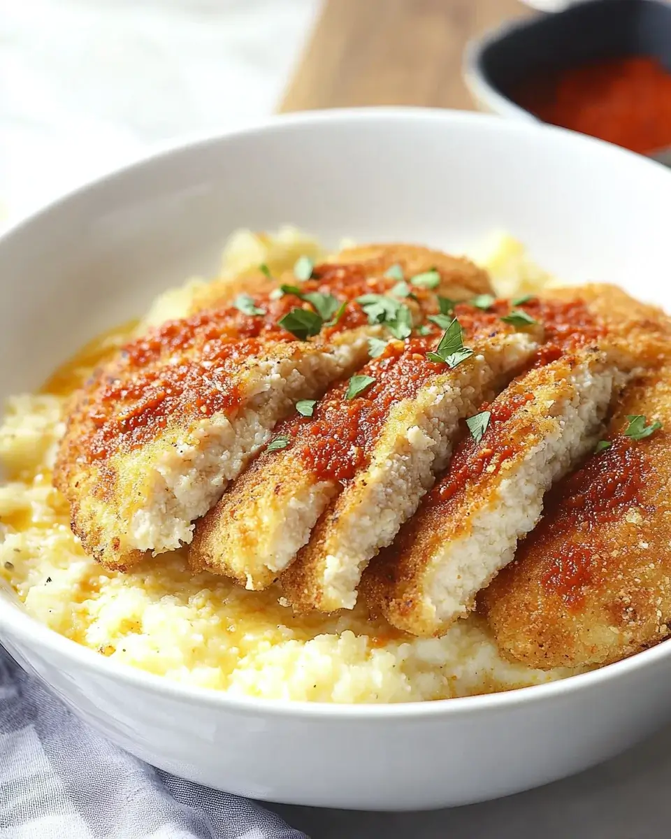 Cajun-Hühnchen und Käsegrieß: Ein Genuss für alle!