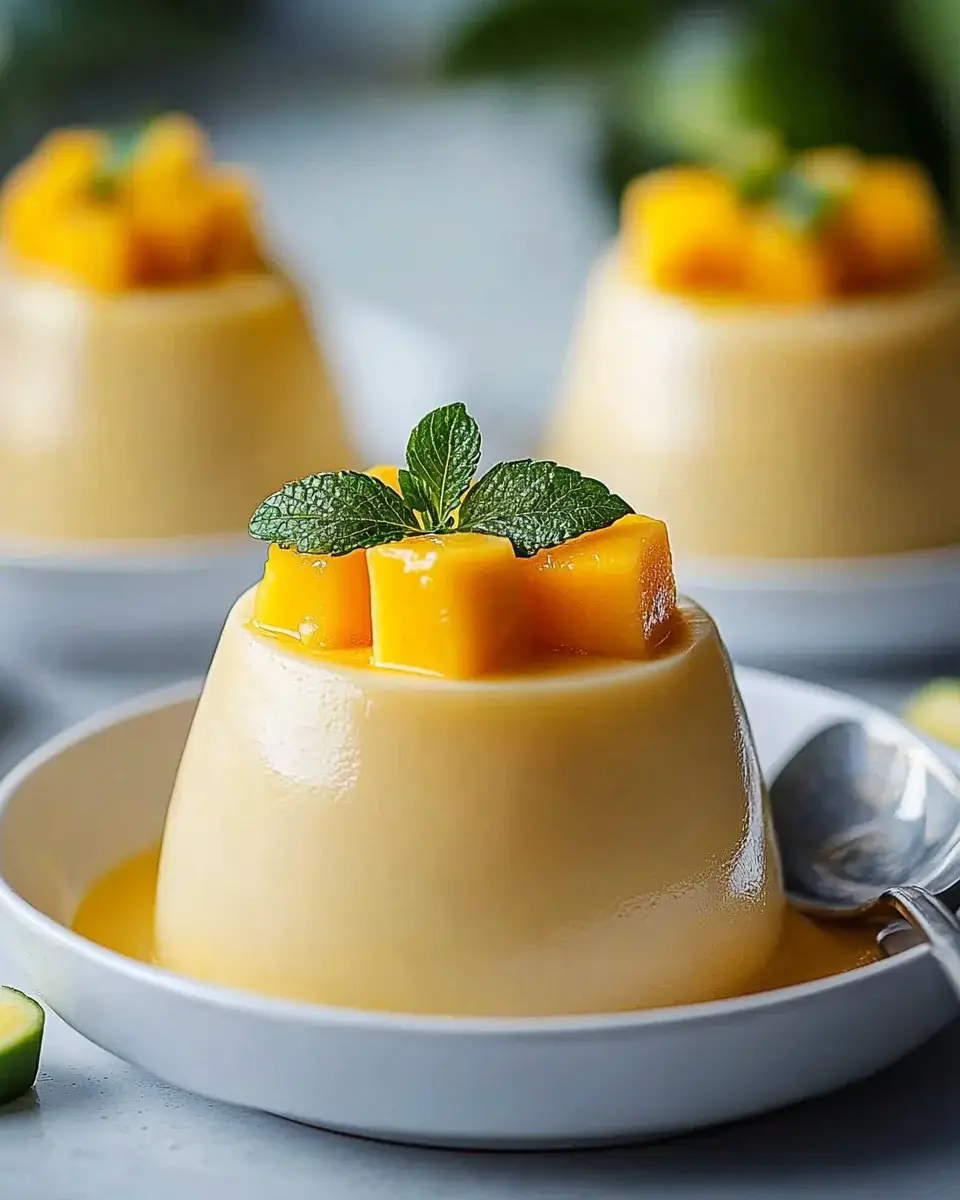 Mango Panna Cotta: Ein einfaches Dessert-Rezept genießen!