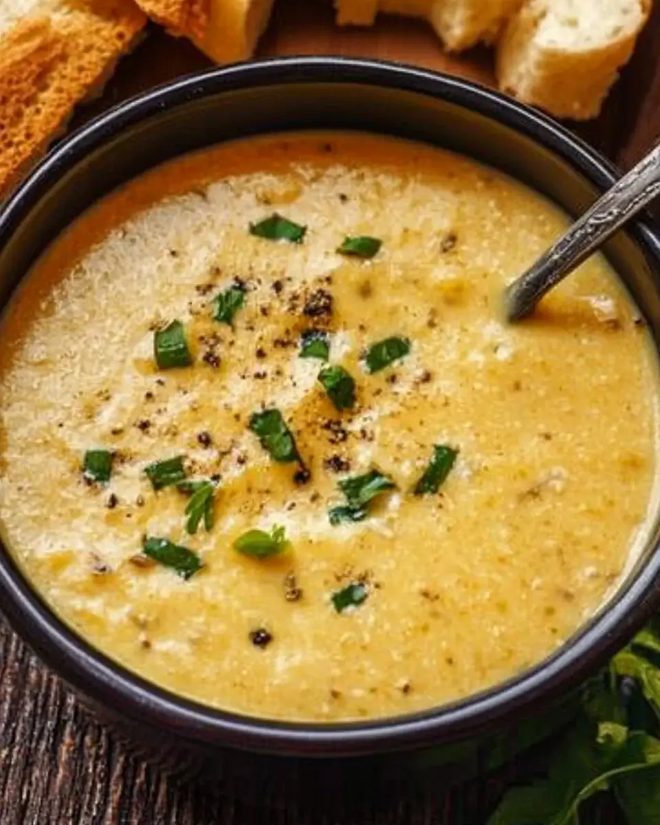 Cheddar Garlic Herb Potato Soup: Ein cremiger Genuss!