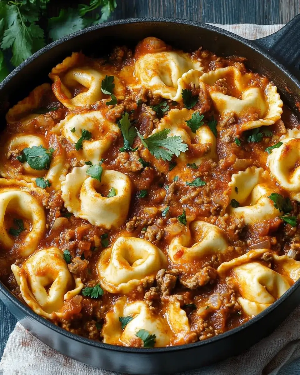 Beef Tortellini Enchilada: Einfach köstlich und schnell!