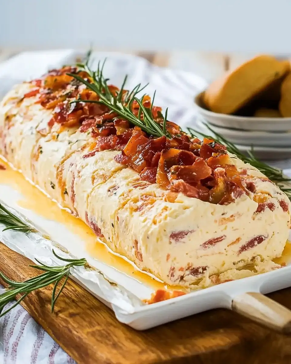 Antipasto Cream Cheese Log: Ein festlicher Genuss!