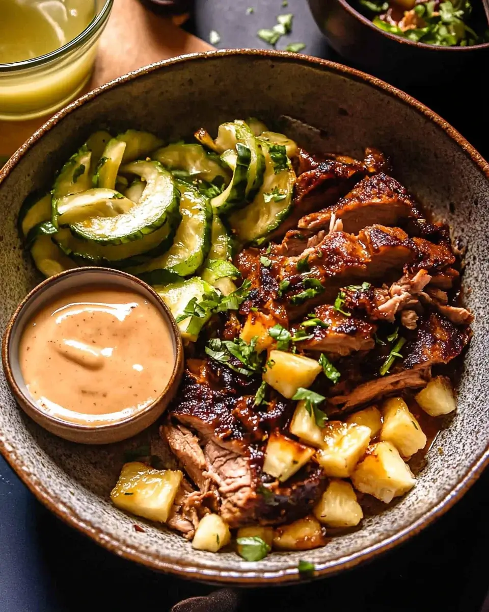Chipotle-Ananas-Rinderbraten-Bowls für Genuss pur!