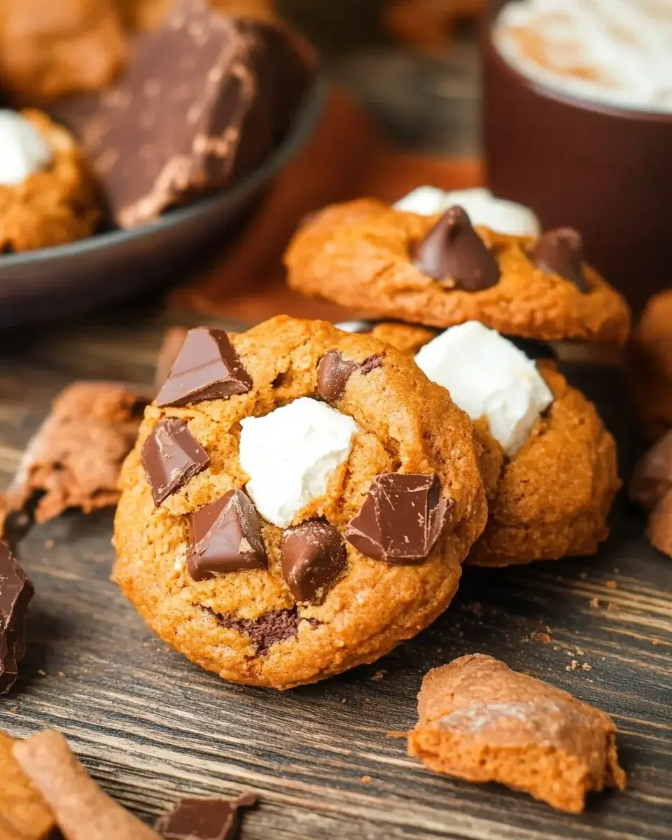 Kürbis S’mores Cookies: Jetzt die perfekte Rezeptidee entdecken!