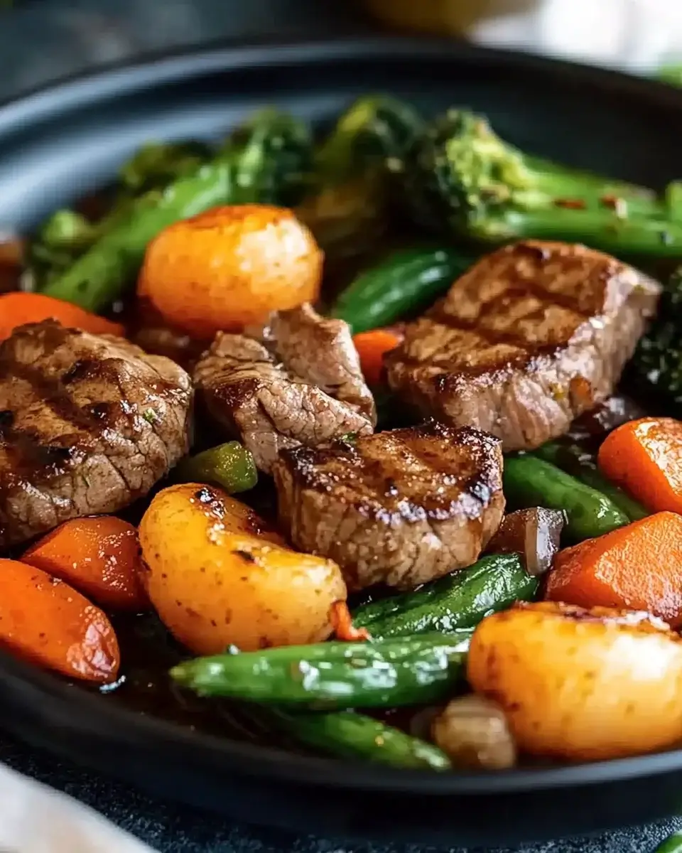 Steak und Garnelen Pfanne: Ein schnelles Rezept für Genießer!