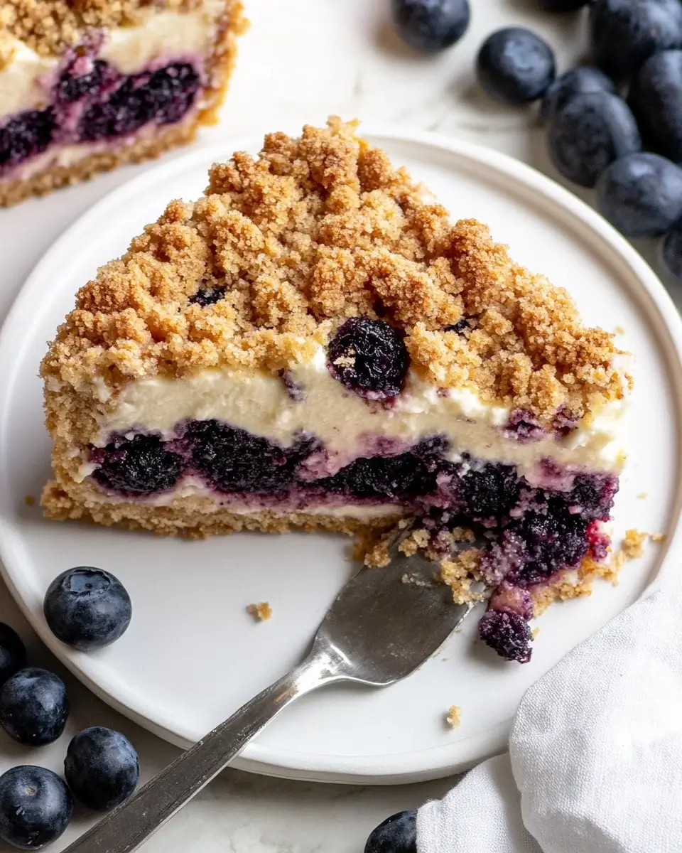 Blueberry Crumble Cheesecake: Ein himmlisches Rezept!