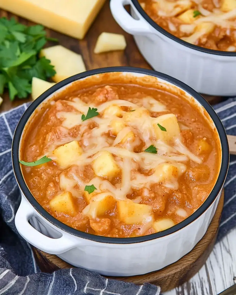 White Cheddar Apple Chicken Chili: Ein leckeres Rezept!