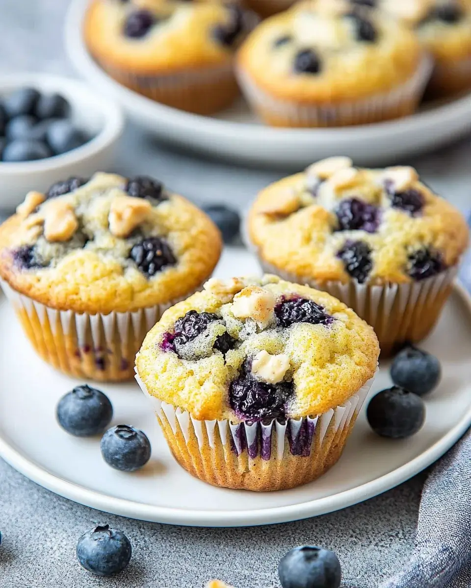 Almond Flour Lemon Blueberry Muffins für jeden Tag!
