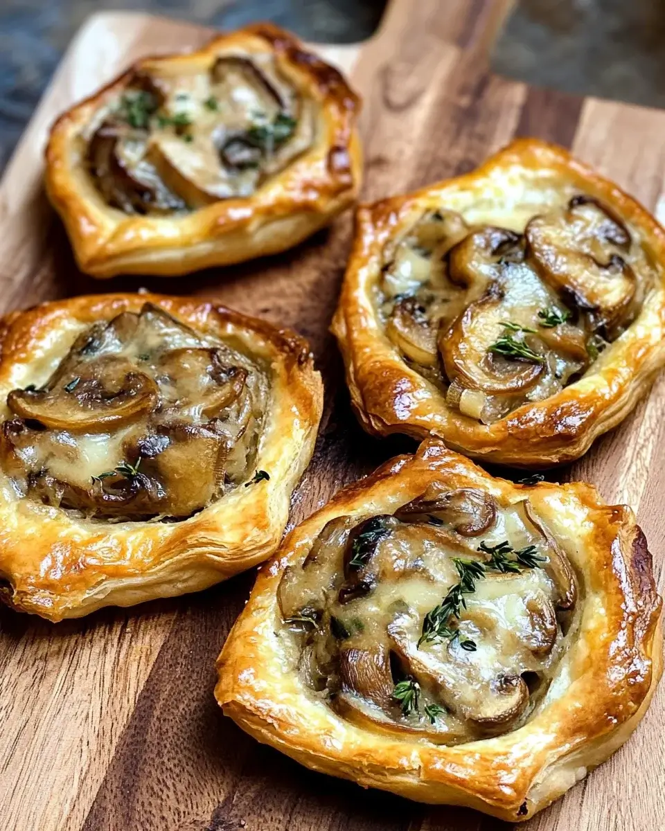 Mushroom, Shallot and Herbed Goat Cheese Tarts: Ein himmlisches Rezept!