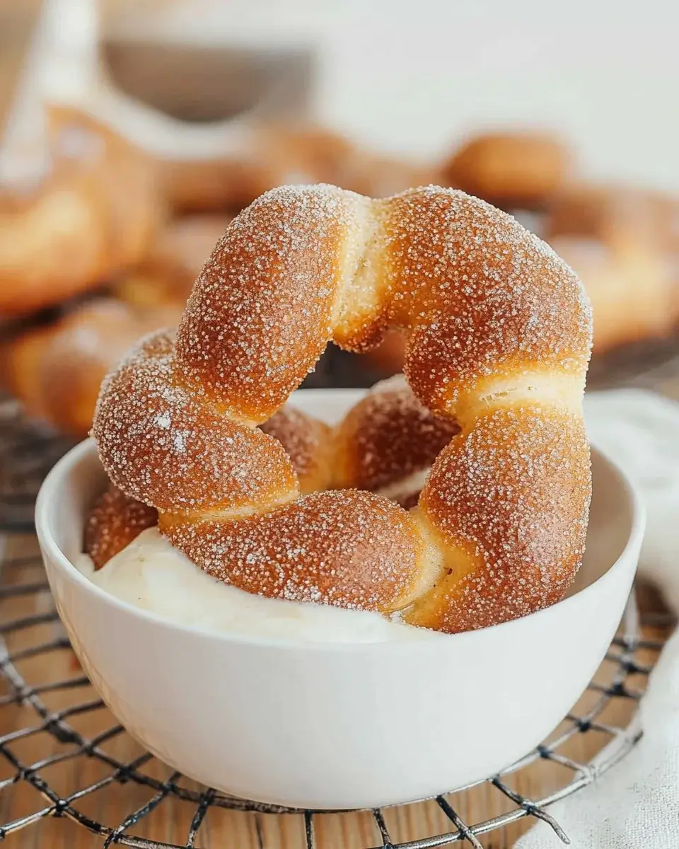 Zimt-Zucker Brezeln: So leicht backen Sie sie zu Hause!