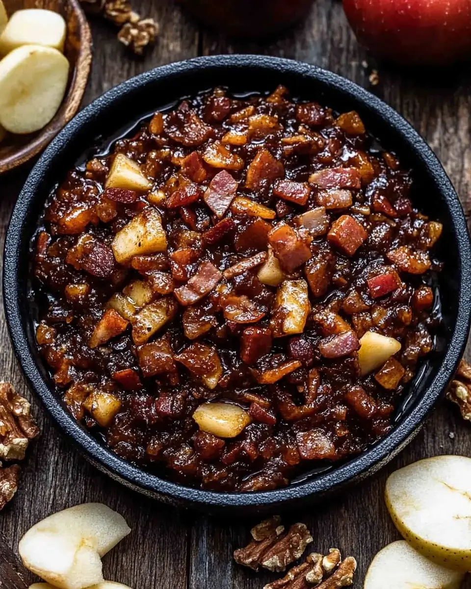 Apple Whiskey Bacon Jam: Entdecken Sie das Rezept!