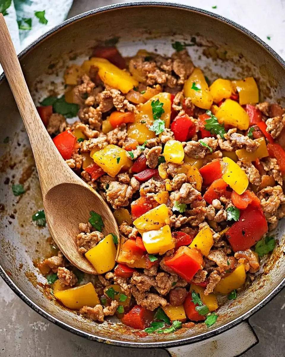 Ground Turkey and Peppers: Entdecken Sie unser Rezept!