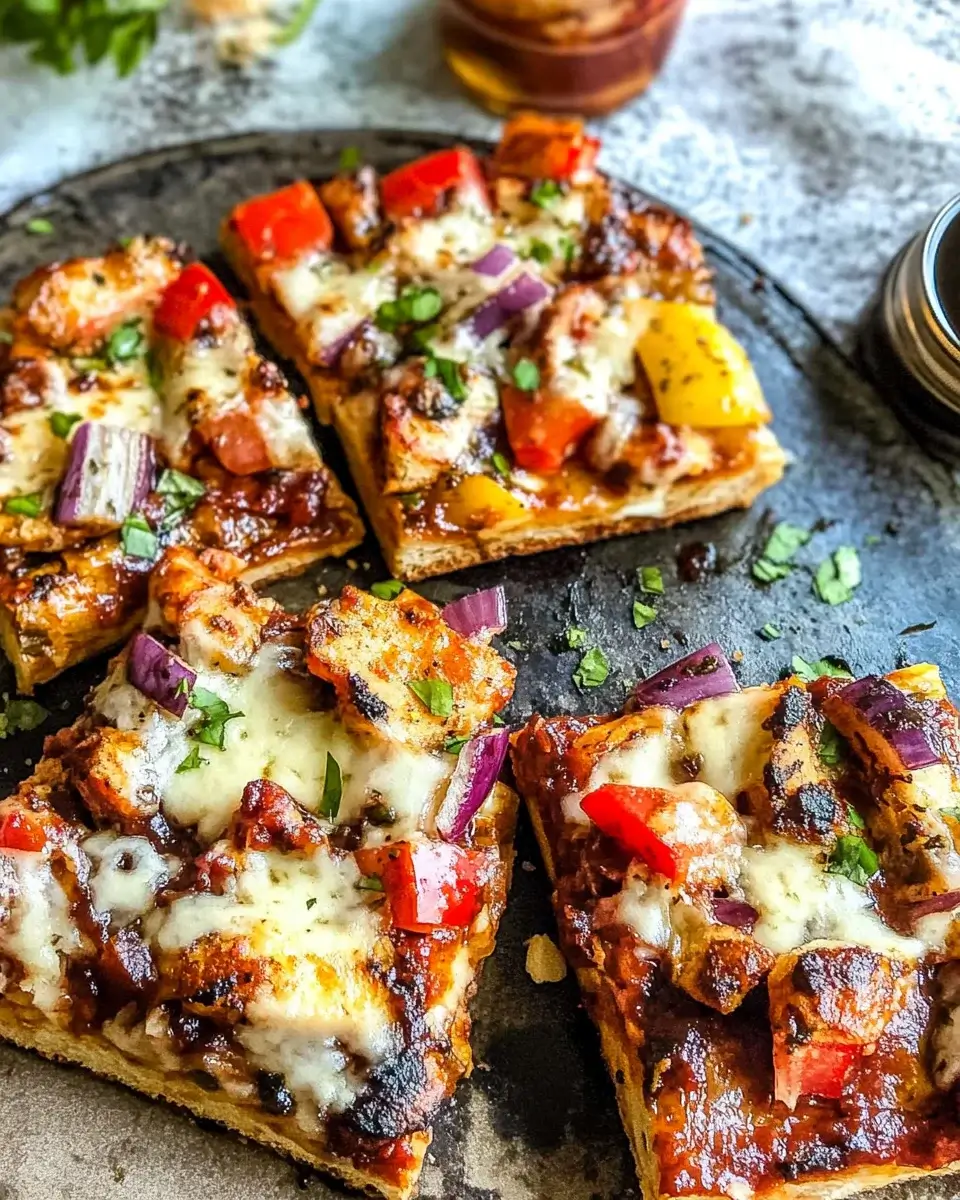 BBQ-Hühnchen-Fladenbrot: Schnelle und köstliche Anleitung!
