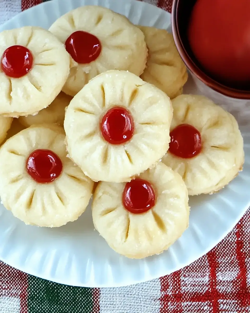 Maraschino Cherry Shortbread Cookies mühelos zaubern!