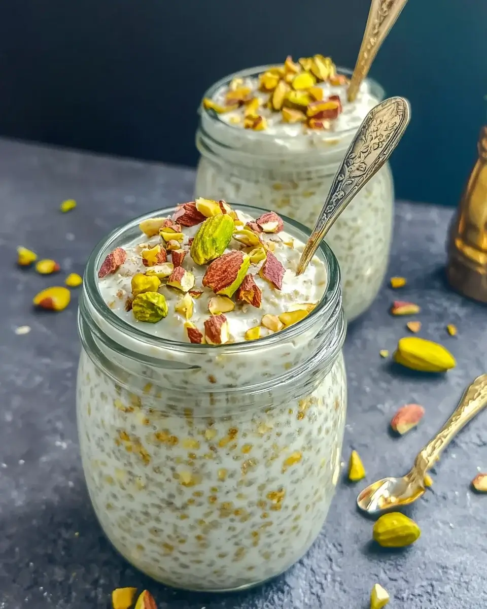 Pistachio pudding overnight oats: So einfach gelingt’s!