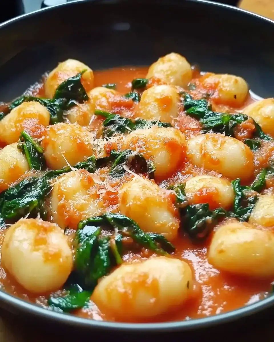 Cremige Tomaten-Spinat-Gnocchi: Einfach ein Genuss!