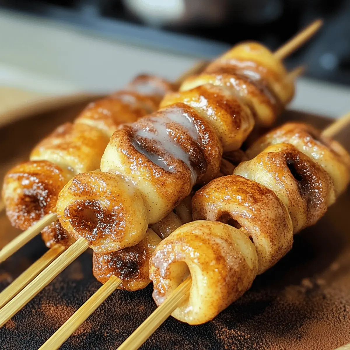 Lagerfeuer Zimtschnecken am Stock ganz einfach