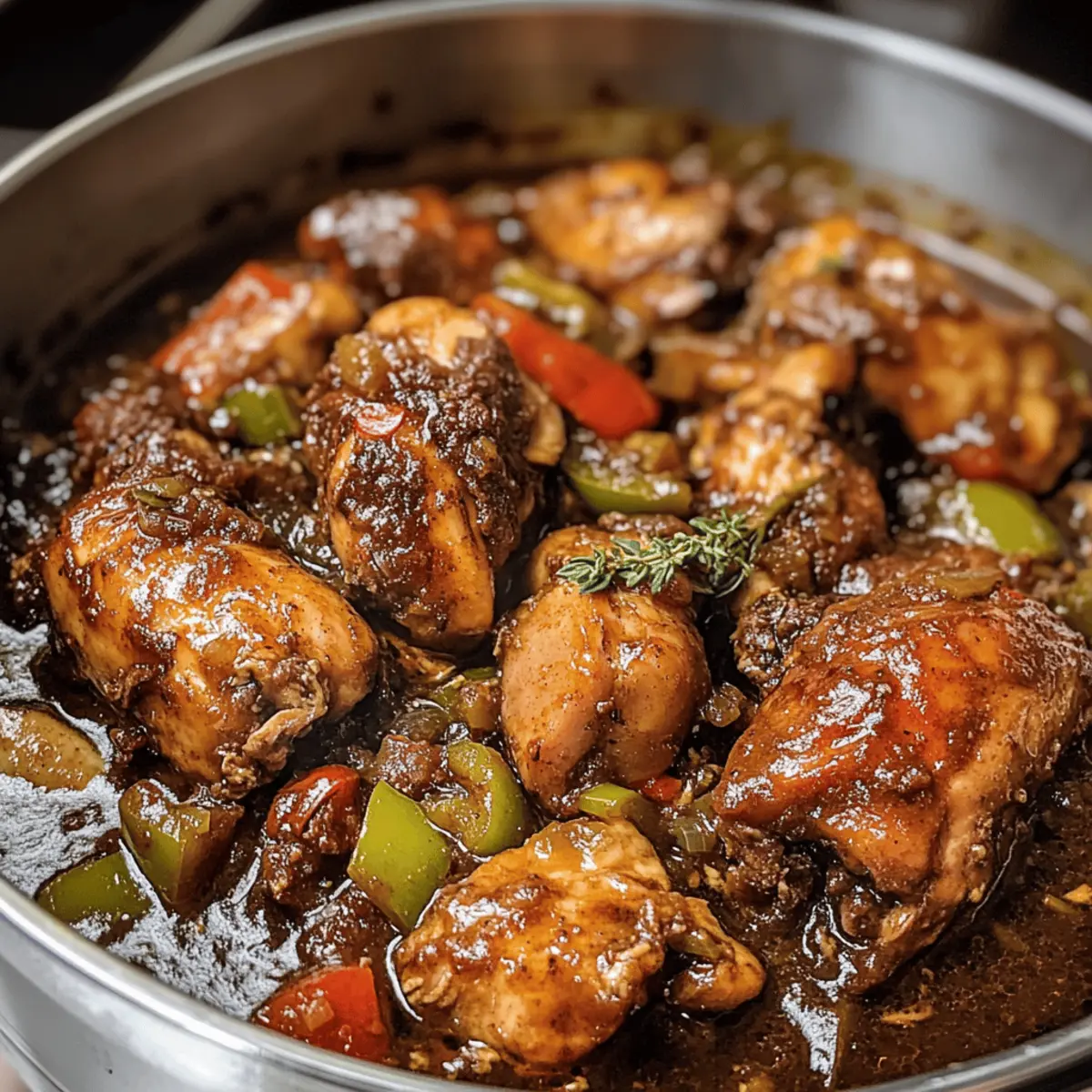 Jamaikanisches Brown Stew Chicken einfach gemacht