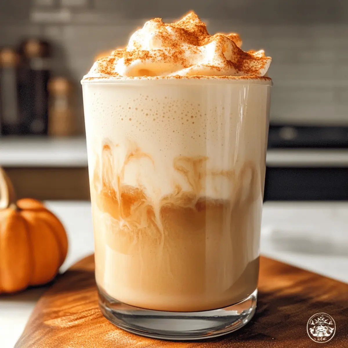 Iced Pumpkin Cream Chai Latte selbstgemacht