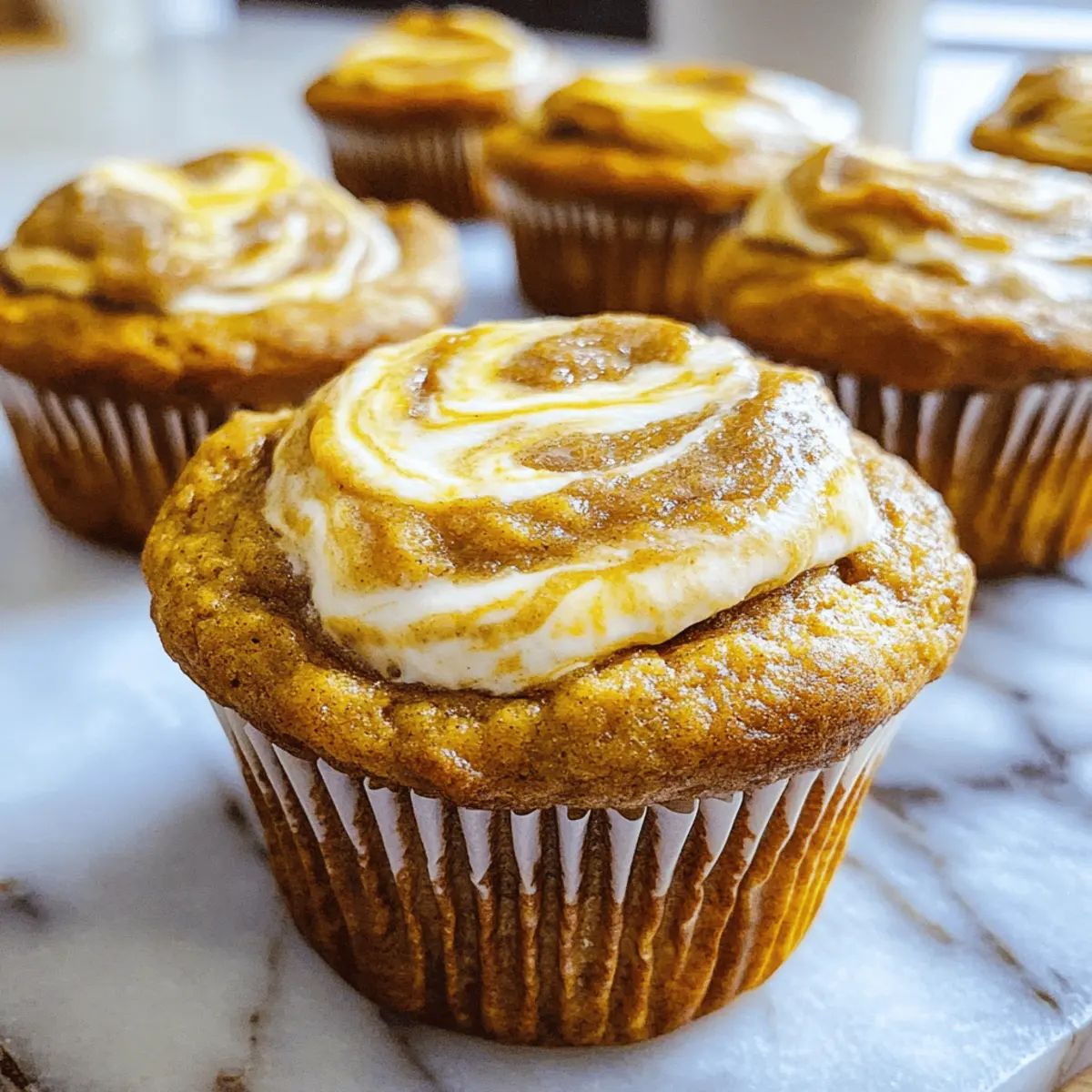 Köstliche Kürbis-Cream Cheese Muffins für Herbstgenuss