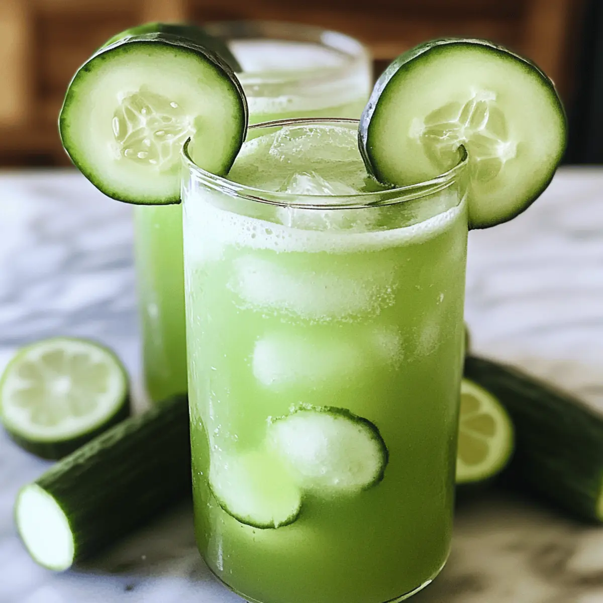 Erfrischendes Gurken-Limetten Agua Fresca Rezept