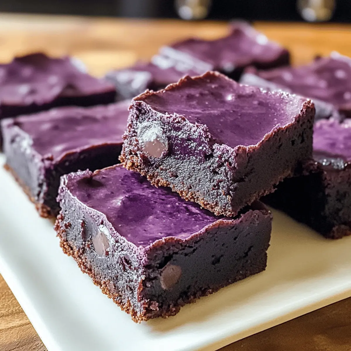 Fudgy Ube Brownies für köstlichen Genuss
