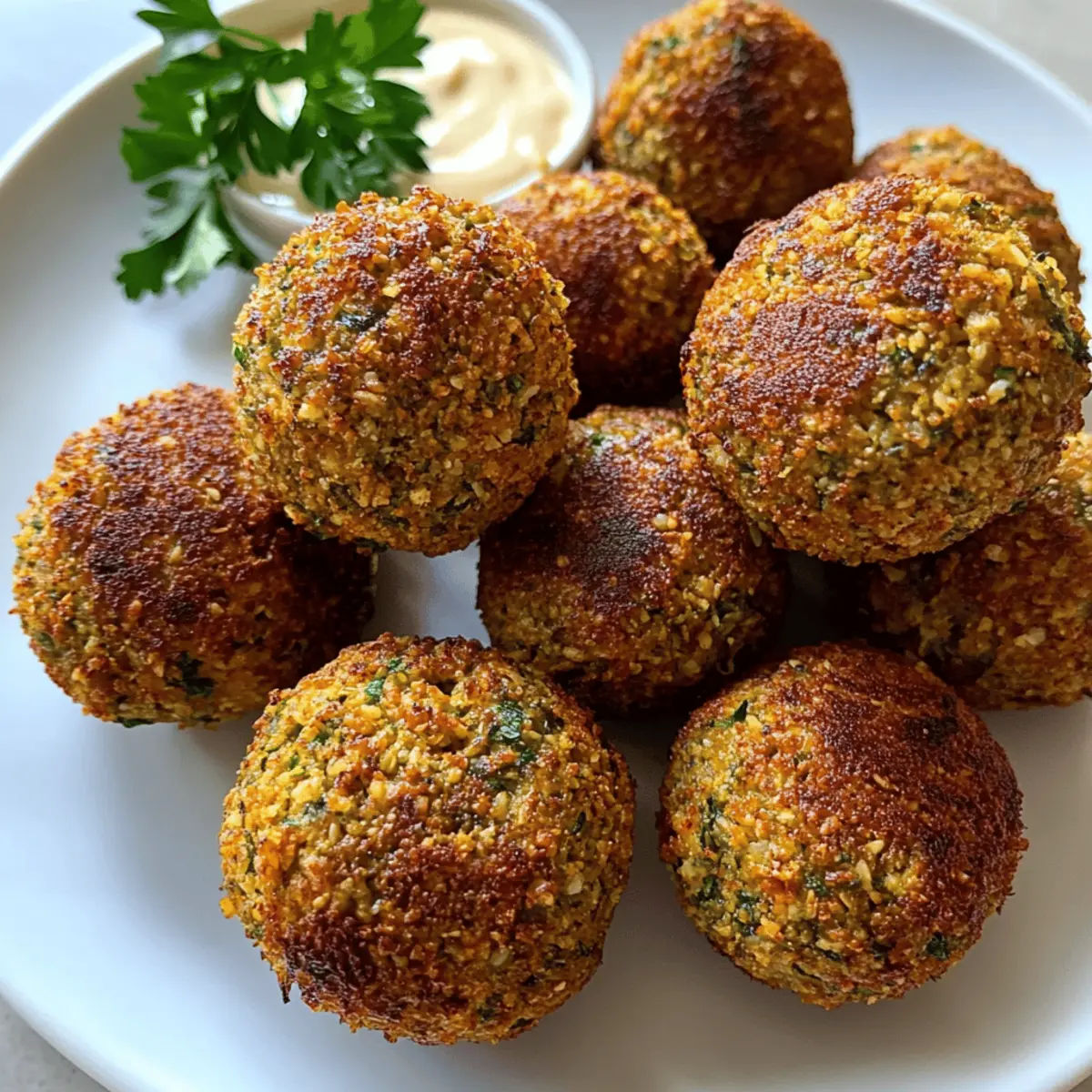 Crispy Air Fryer Falafel in nur 15 Minuten