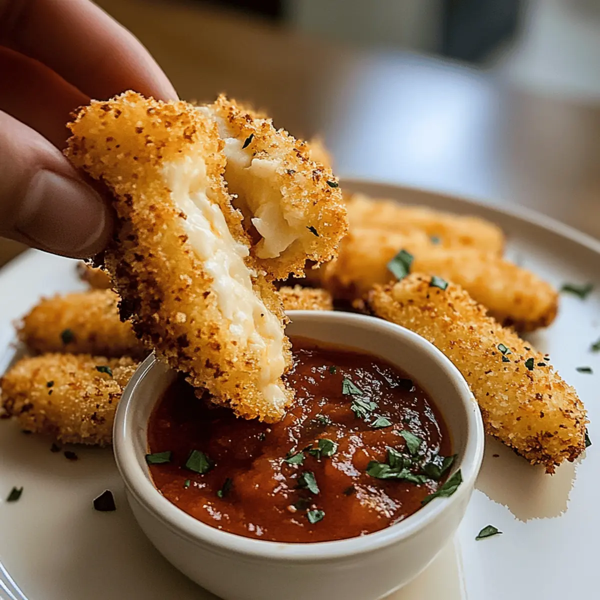 Blackstone gebratene Mozzarella für Käseliebhaber