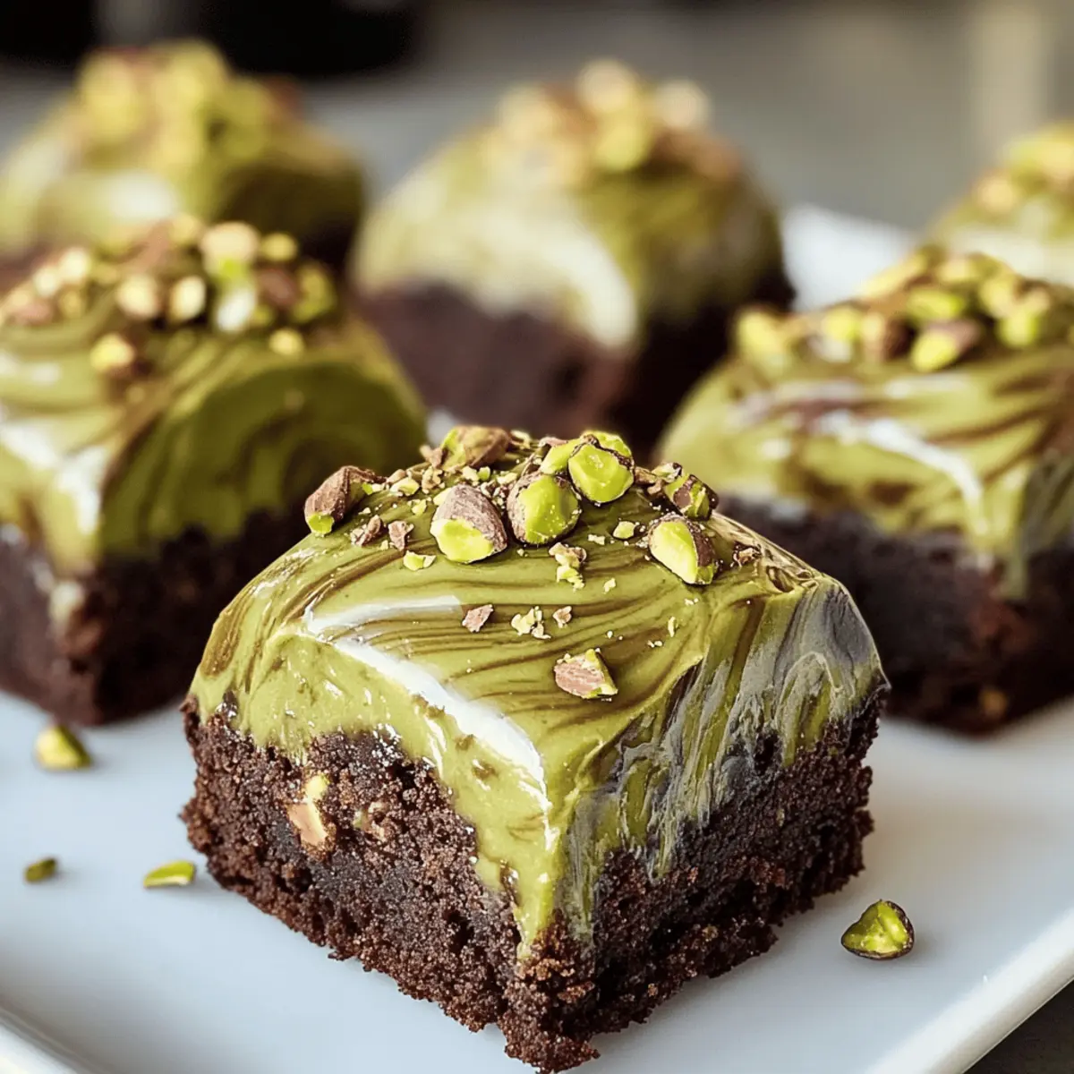 Pistazien Ferrero Rocher Brownies als Genussmoment