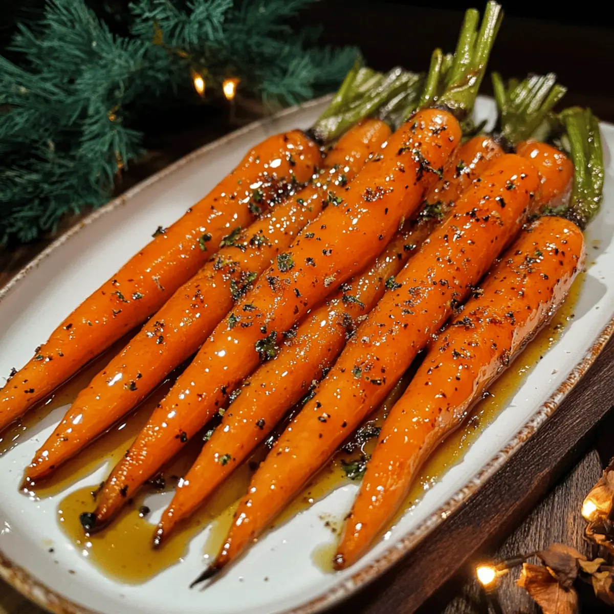 Ahornsenf geröstete Karotten Rezept