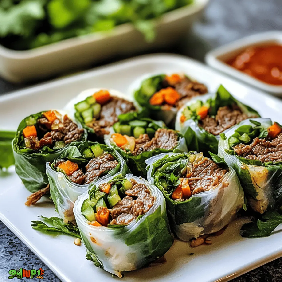 Thai Basil Beef Rolls: Schnelles Rezept für Genießer