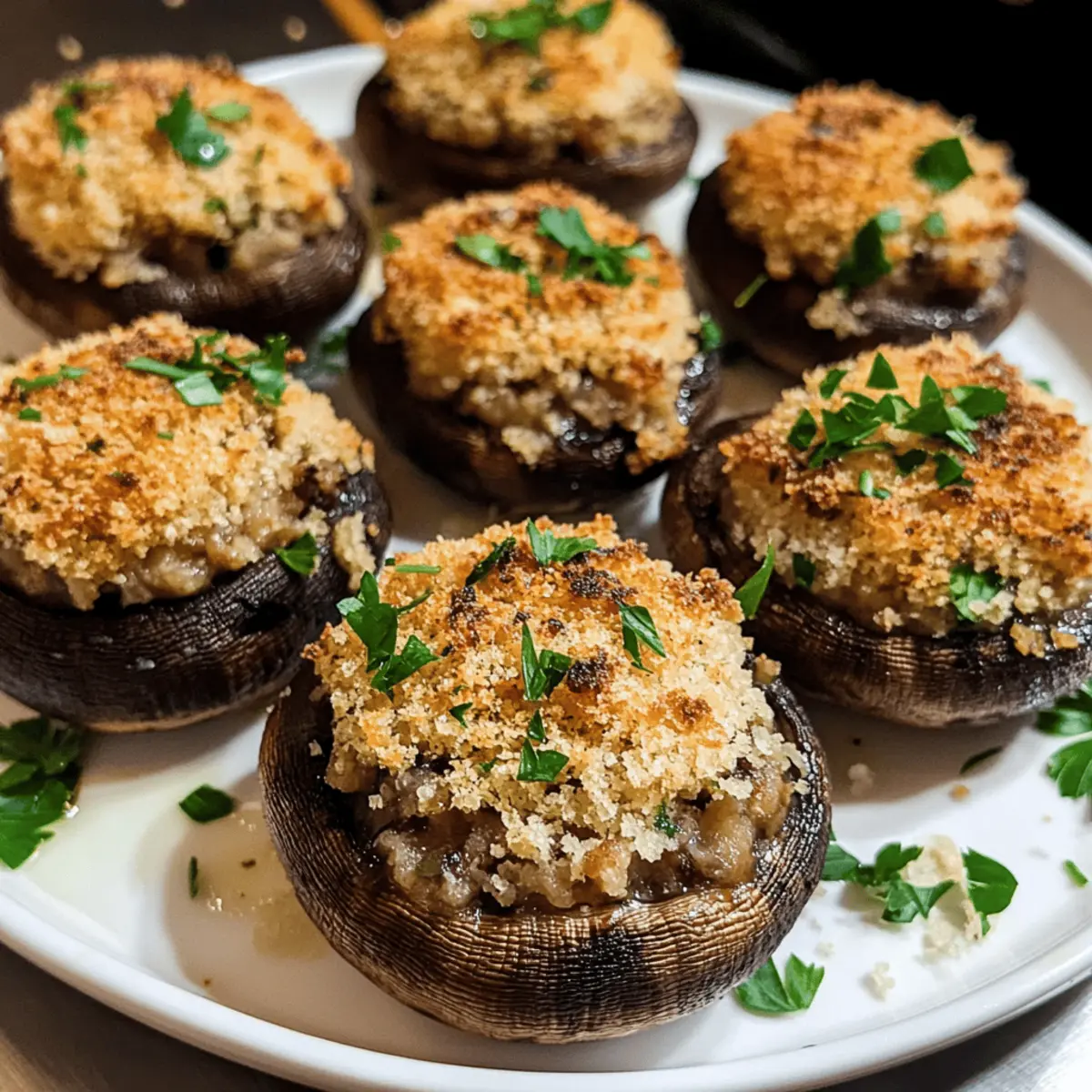 Der Ausgabewert: Klassiker gefüllte Champignons