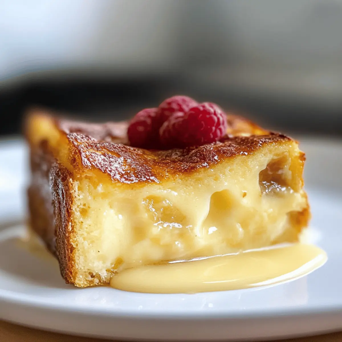 Der Ausstoß: Cremiger Brot-Pudding Spaß!