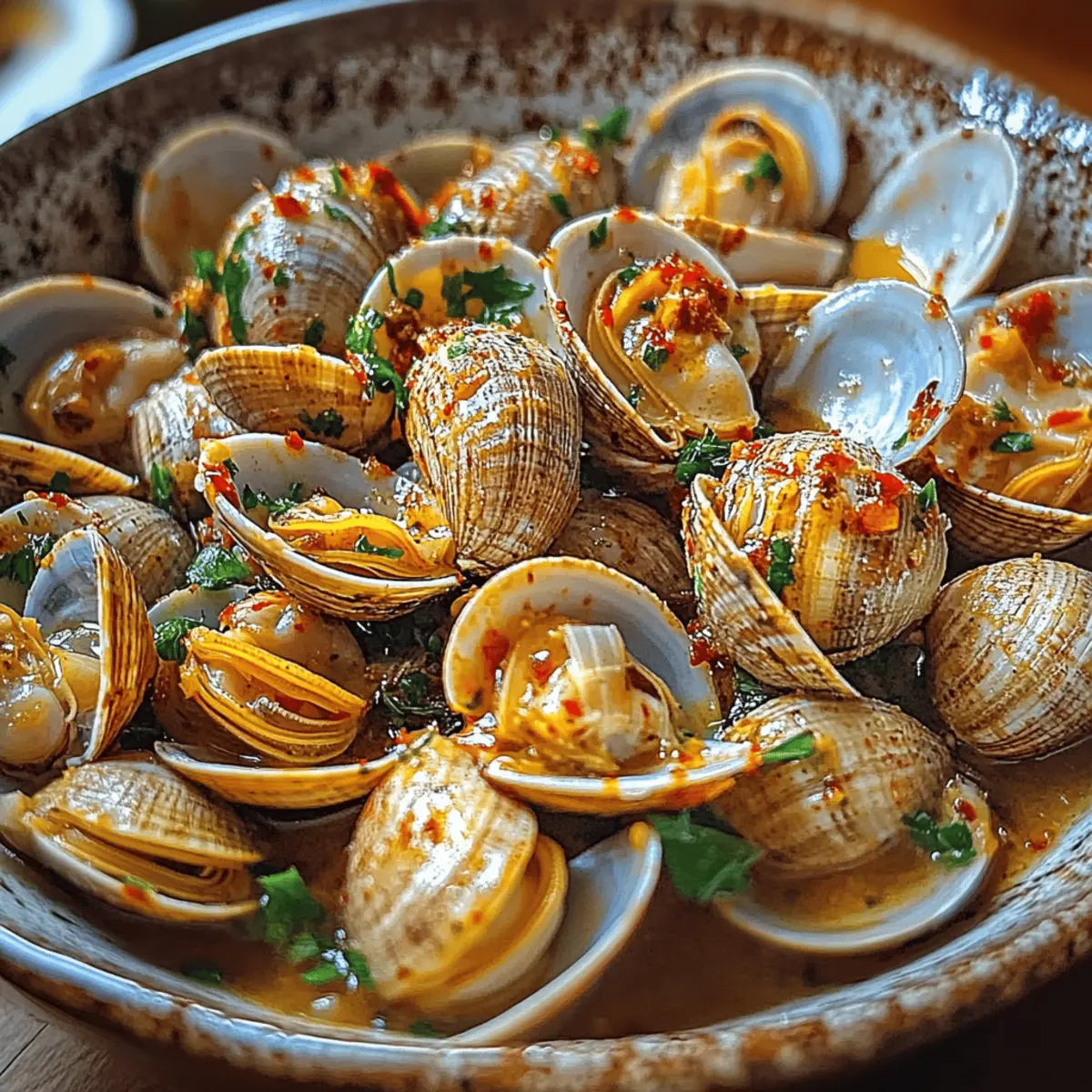 Chili Knoblauch Butter Muscheln in 15 Minuten