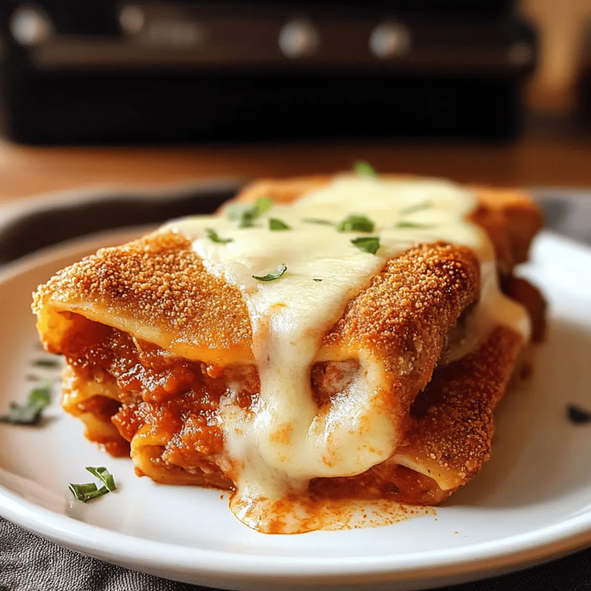 Air Fryer Lasagna Fritta - Knuspriger Genuss