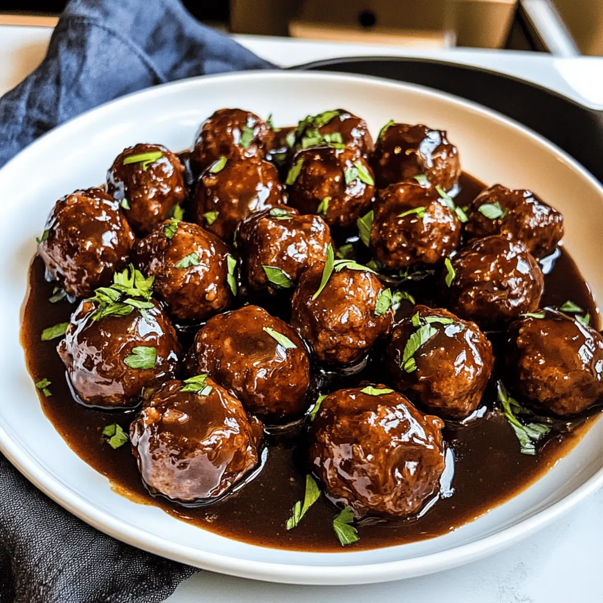 Guinness Fleischbällchen im Ofen