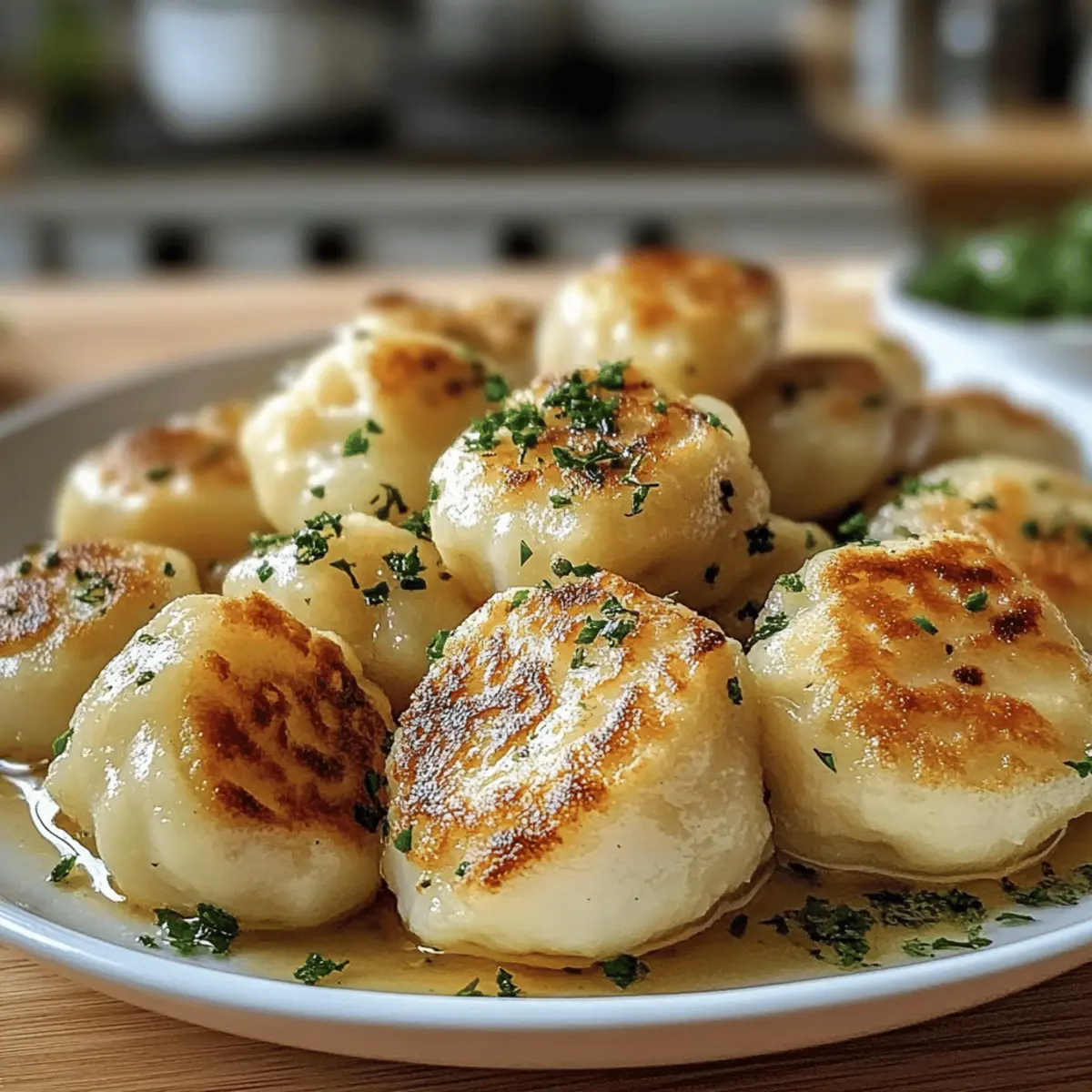 Der Ausgang: Fluffige Kartoffelknödel Rezept