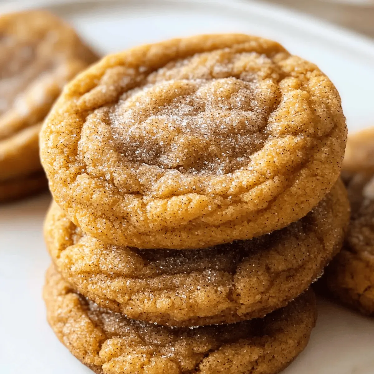 Chewy Pumpkin Snickerdoodle Cookies ohne Wartezeit