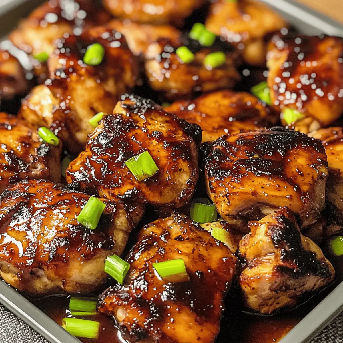 Der Ausstoß: Perfekt gegrilltes Huli Huli Hähnchen