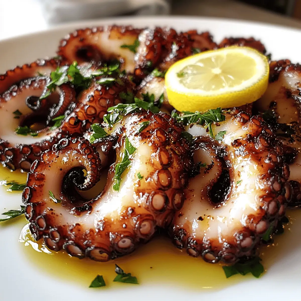Zarte gegrillte Oktopus in 20 Minuten