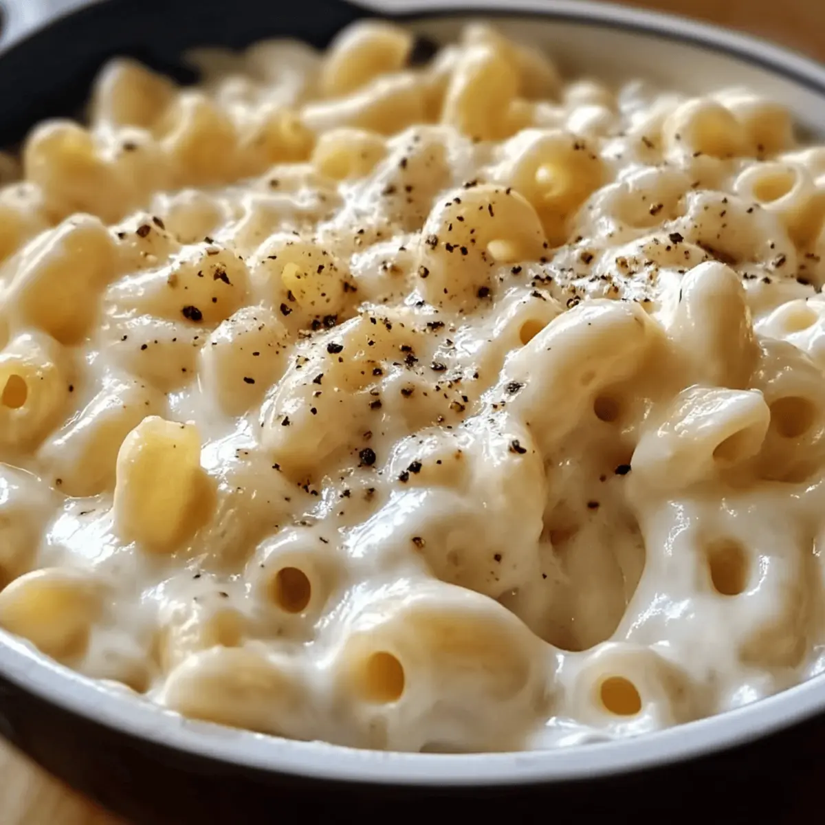 Cremige weiße Cheddar Mac and Cheese Rezept