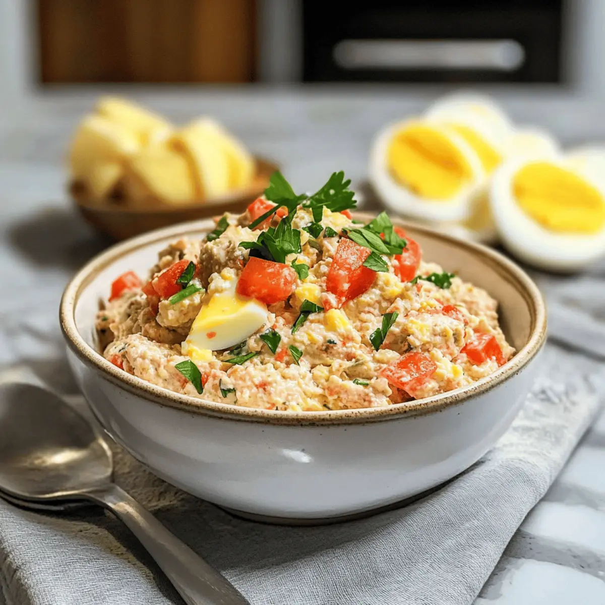 Einfache Thunfisch Quark Aufstrich für Proteinliebhaber