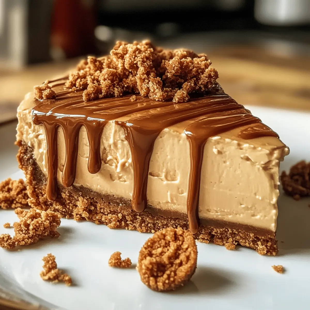 No-Bake Biscoff Cheesecake leicht und cremig